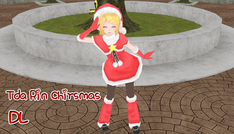 TDA Chirtsmas Rin DL by Yuu2002 on DeviantArt