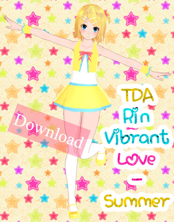 TDA Rin Vibrant Love - Summer Download by Yuu2002 on DeviantArt