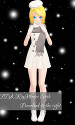 TDA Rin Winter Style Download [MMD] by Yuu2002