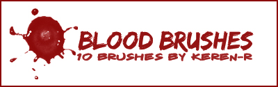 BLOOD brushes .