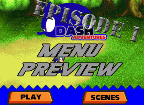 Dash Adventures Menu Preview