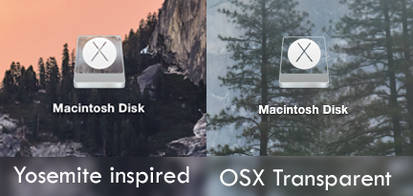 OSX Flash-based memory drive icons