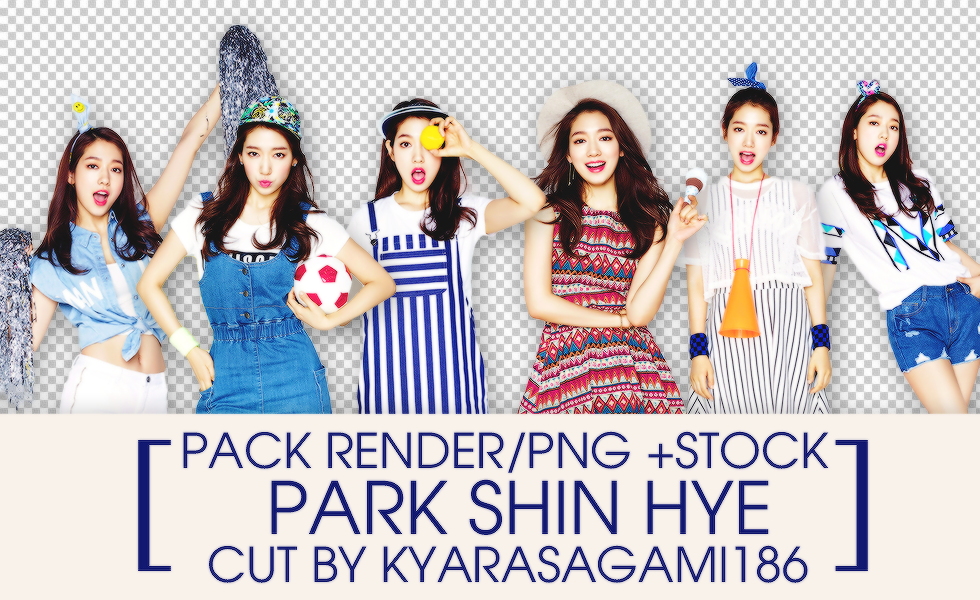 Pack Render/PNG + Stock Park Shin Hye so cute