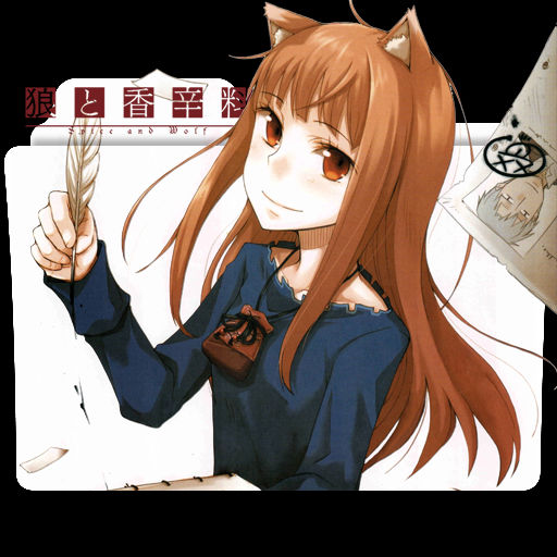 Get Wallpaper Ookami To Koushinryou Icon Folder V2 By Thiagolxxx On Deviantart Free HD
