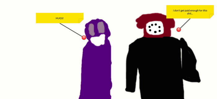 Purple Guy X Phone Guy