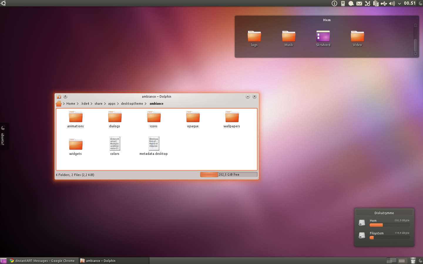 Ambiance plasma theme