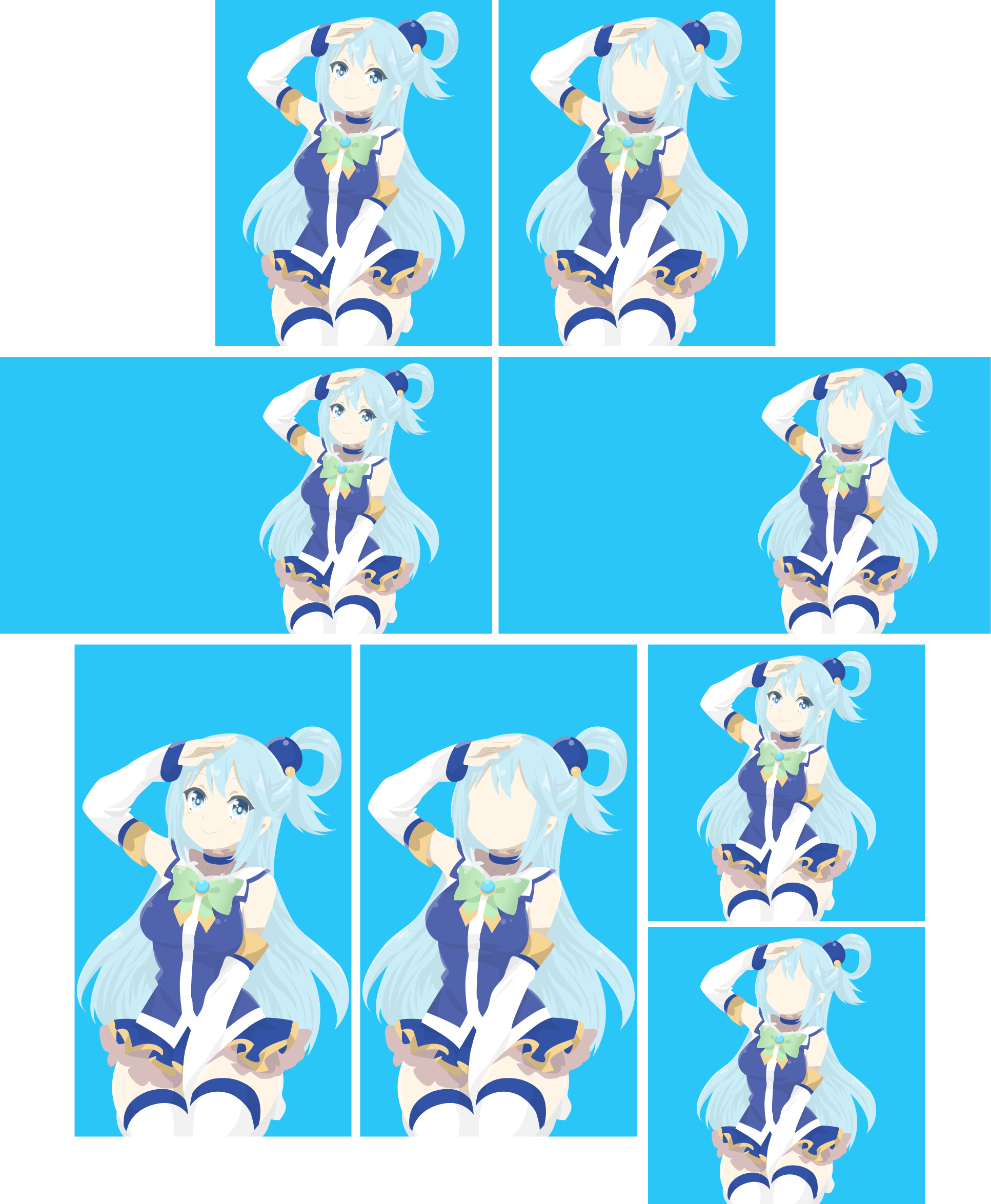 [RAR][8K] Aqua Minimalist Wallpapers by TauhidRezky on DeviantArt