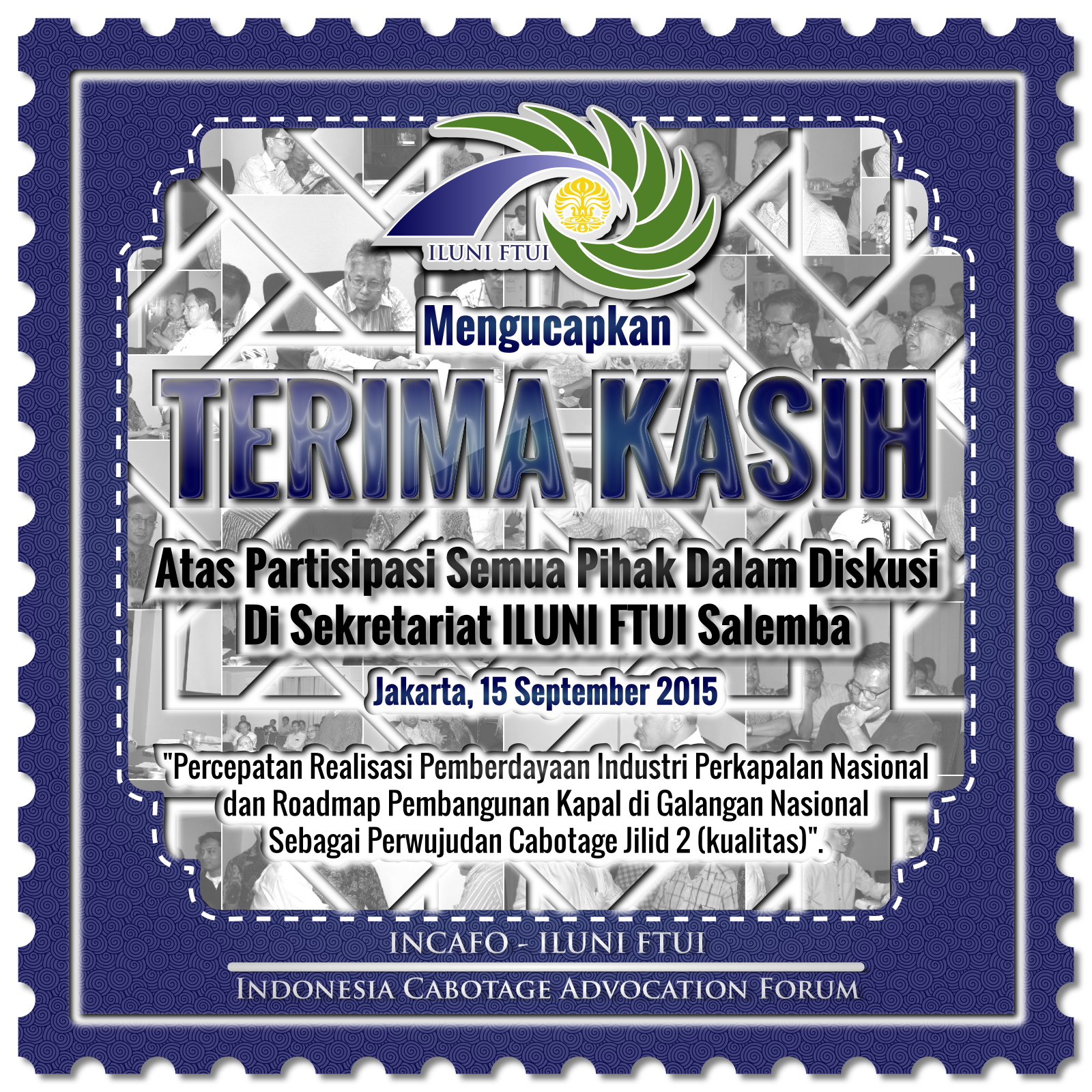 Incafo - Galangan - Ucapan Terima Kasih