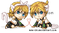 Pixel Rin and Len