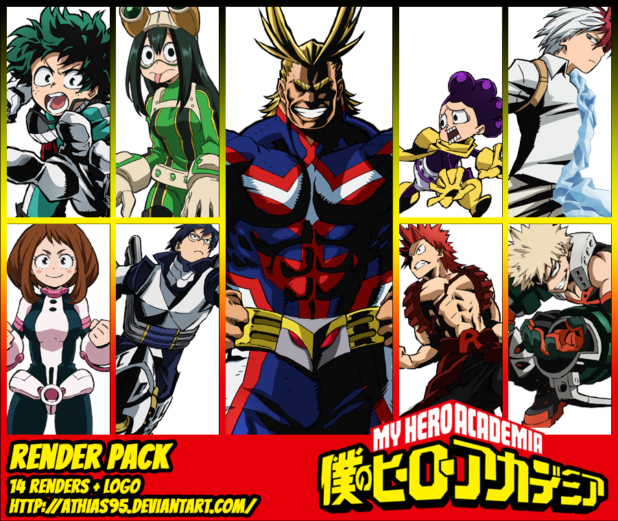 Render Pack My Hero Academia By Athias95 On Deviantart
