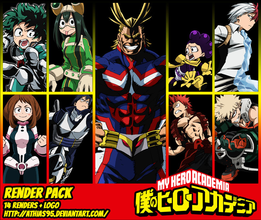 Render Pack My Hero Academia By Athias95 On Deviantart