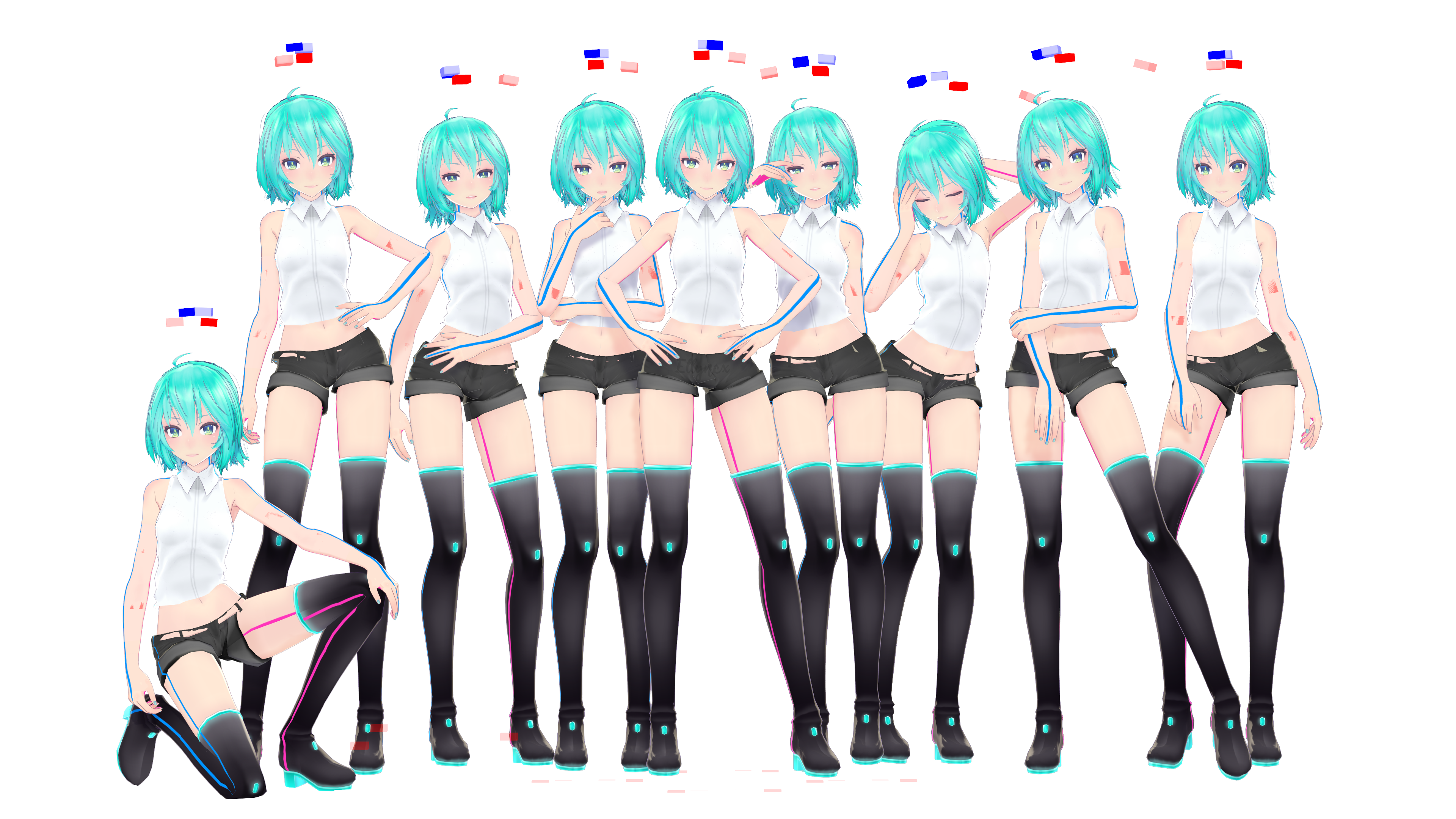 [down] Group Pose Pack #3 by Ellyncx on DeviantArt