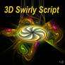 3D Swirly Script