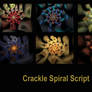 Crackle Spiral Script