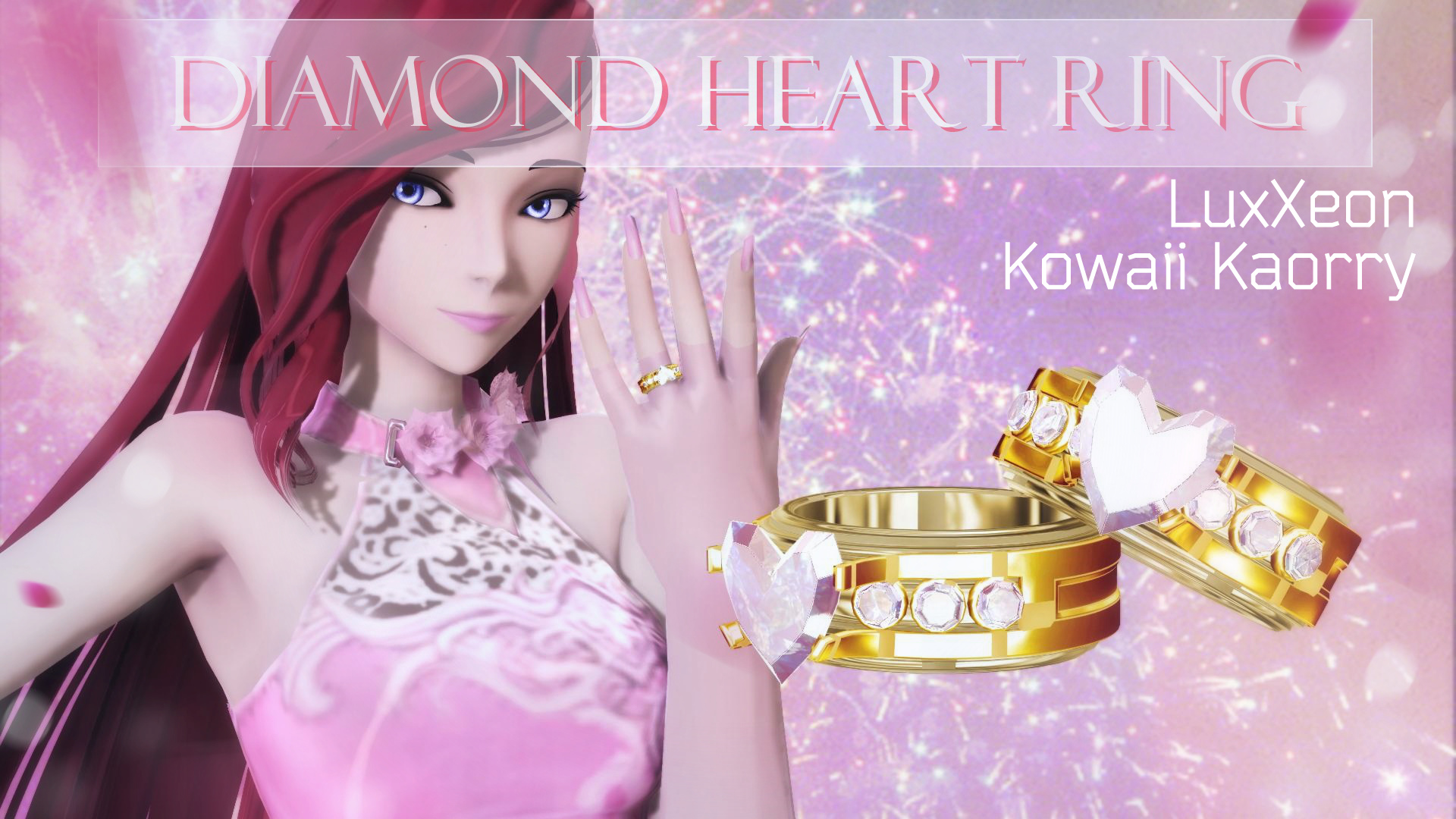 Diamond heart ring / Dl