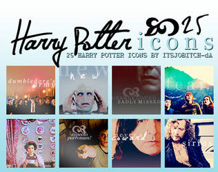 Harry Potter 25 icons pack