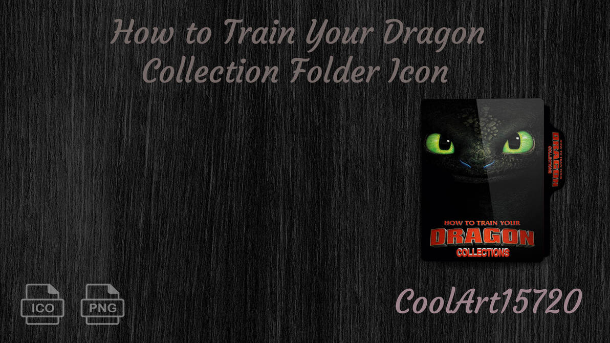 How to train your Dragon Collection Folder Icon by CoolArt15720 on ...