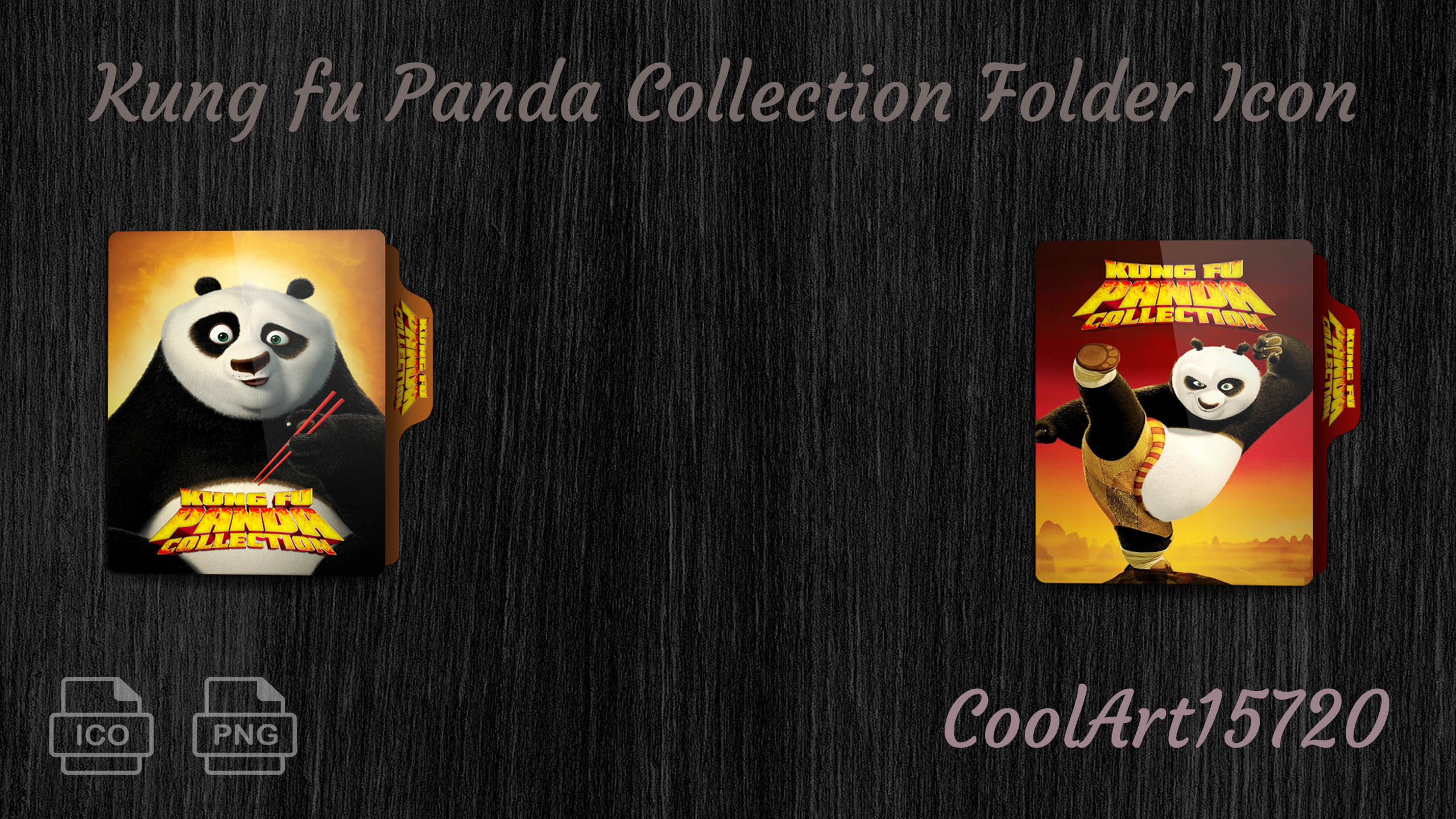Kung Fu Panda Collection Folder Icon by CoolArt15720 on DeviantArt
