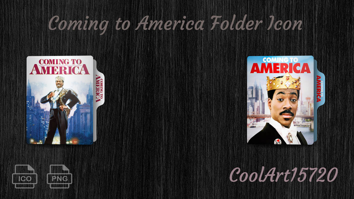 Coming to America (1988) Folder Icon by CoolArt15720 on DeviantArt