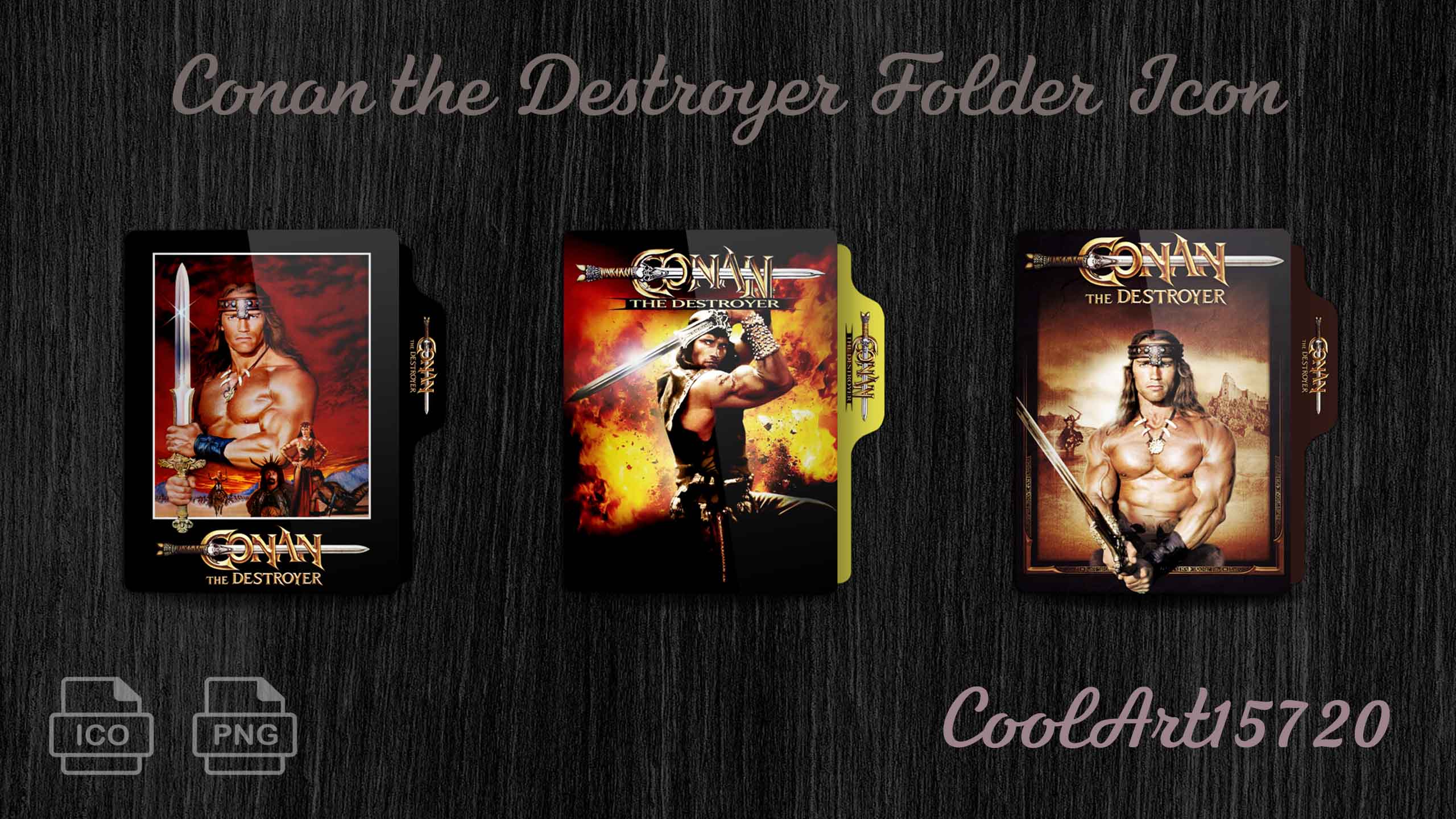Conan the Destroyer (1984) Folder Icon by CoolArt15720 on DeviantArt