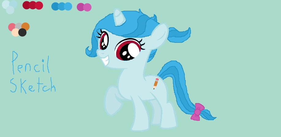 MLP FiM OC: Pencil Sketch by ImmaRwaffle on DeviantArt