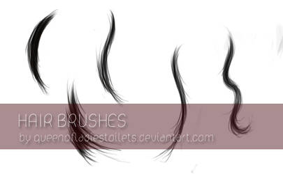 - Painted Hair Brushes - by SandyLynx