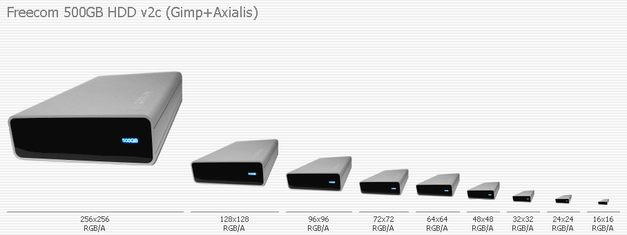 Freecom 500GB USB HDD Icon v2c