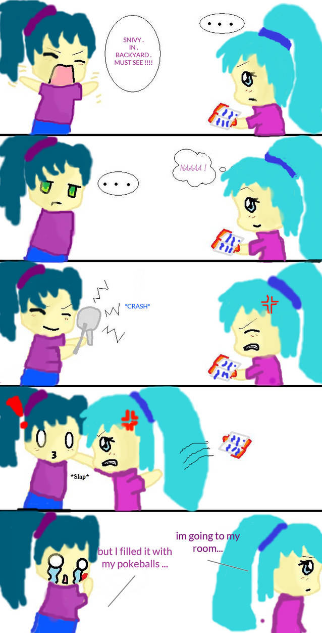chibi comic strip : snivy ! by ladyluna12 on DeviantArt