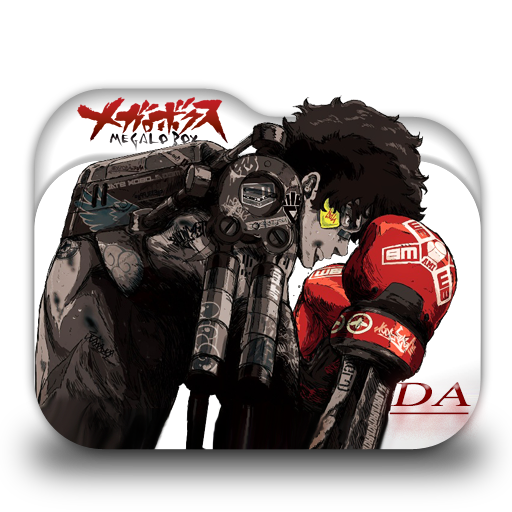 Megalo Box Folder Icon _ by DiabloALG by DiabloALG on DeviantArt