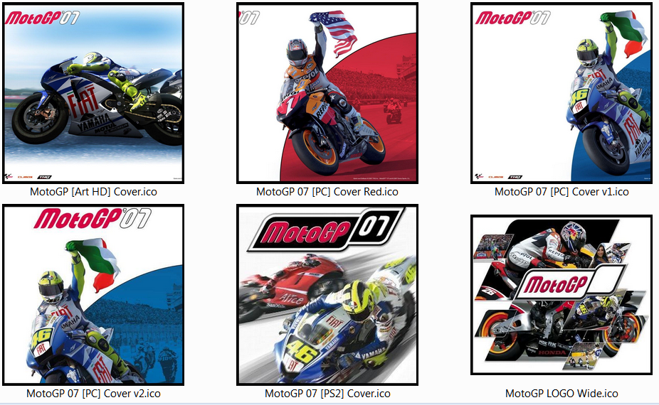 Moto GP'07 Various Cover Icons By RhyZ66