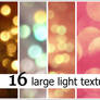 16 LARGE LIGHT TEXTURES