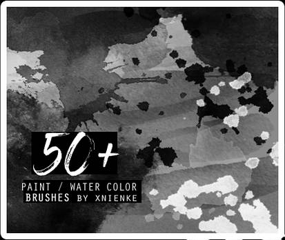 50+ paint / water color brush pack