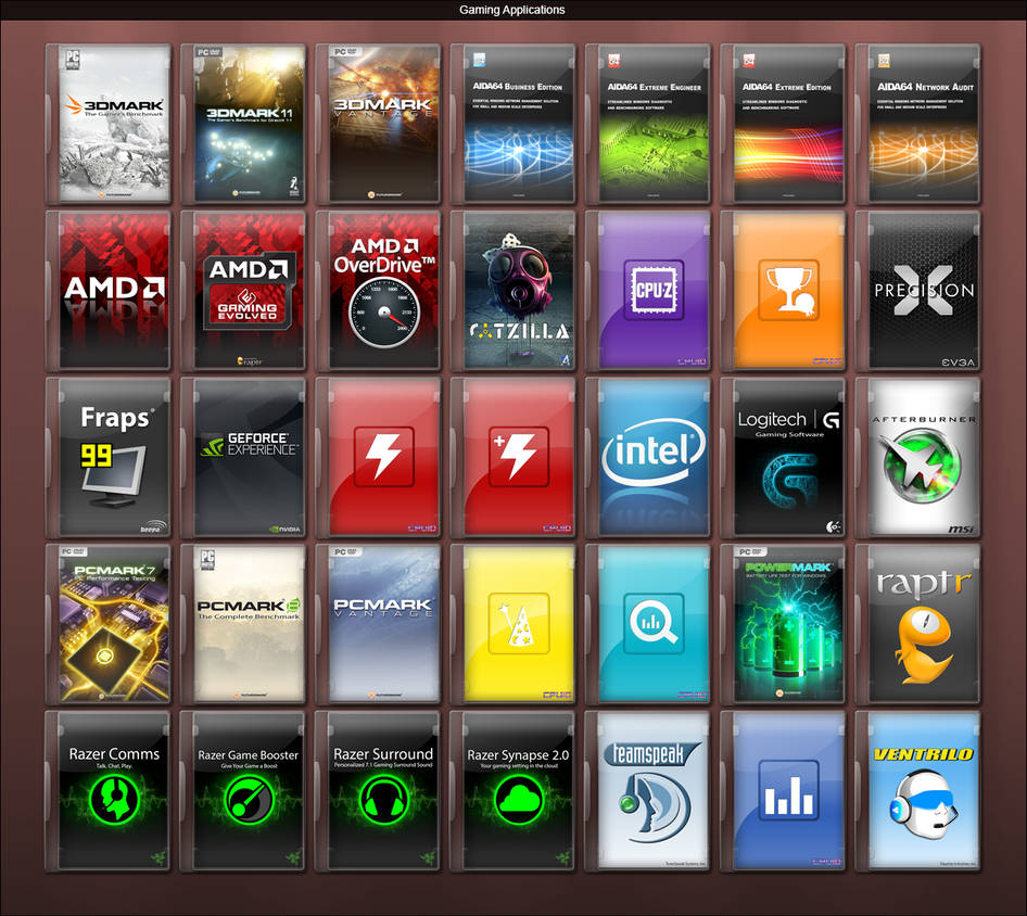 Gaming Applications by GameBoxIcons on DeviantArt