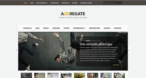 Aggregate WordPress Theme