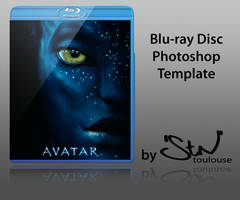 Blu-ray Photoshop Template