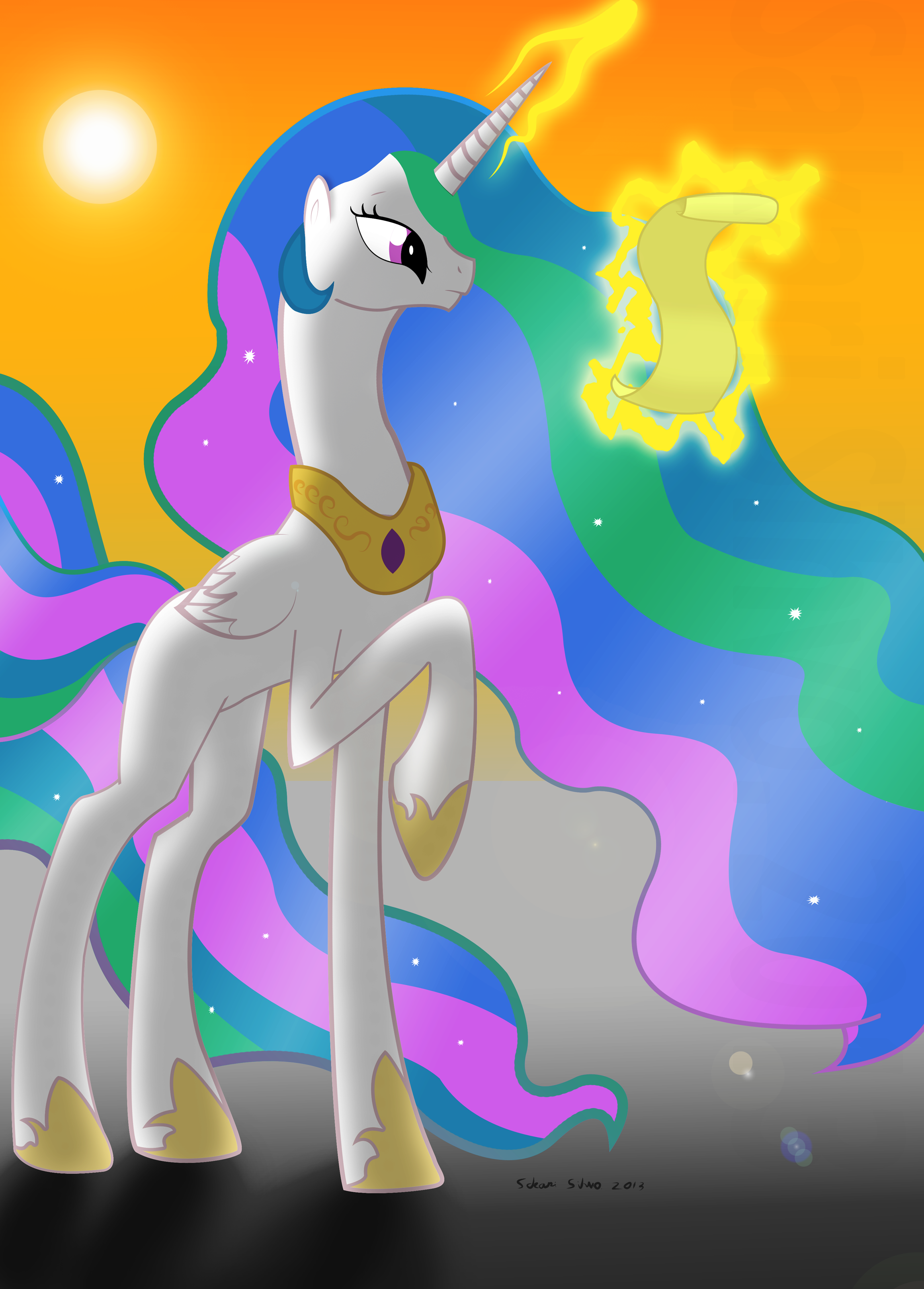 Princess Celestia by DSlayerMinster on DeviantArt