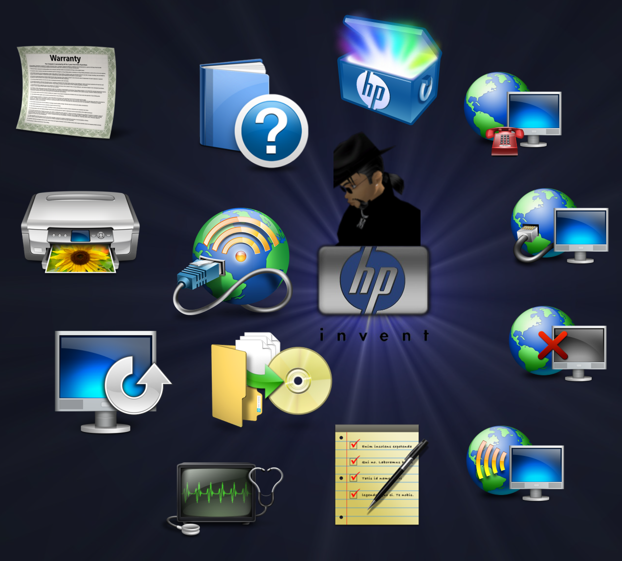 HP Icons 2008