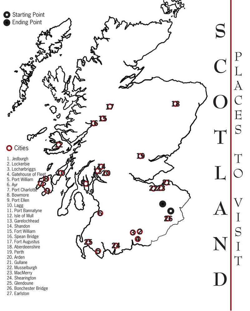 Scotland Map by RaistMajere on DeviantArt