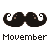 { Free Icon } -- Movember 'Stache by Hardrockangel