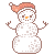 { Free Icon } --  Snowman by Hardrockangel