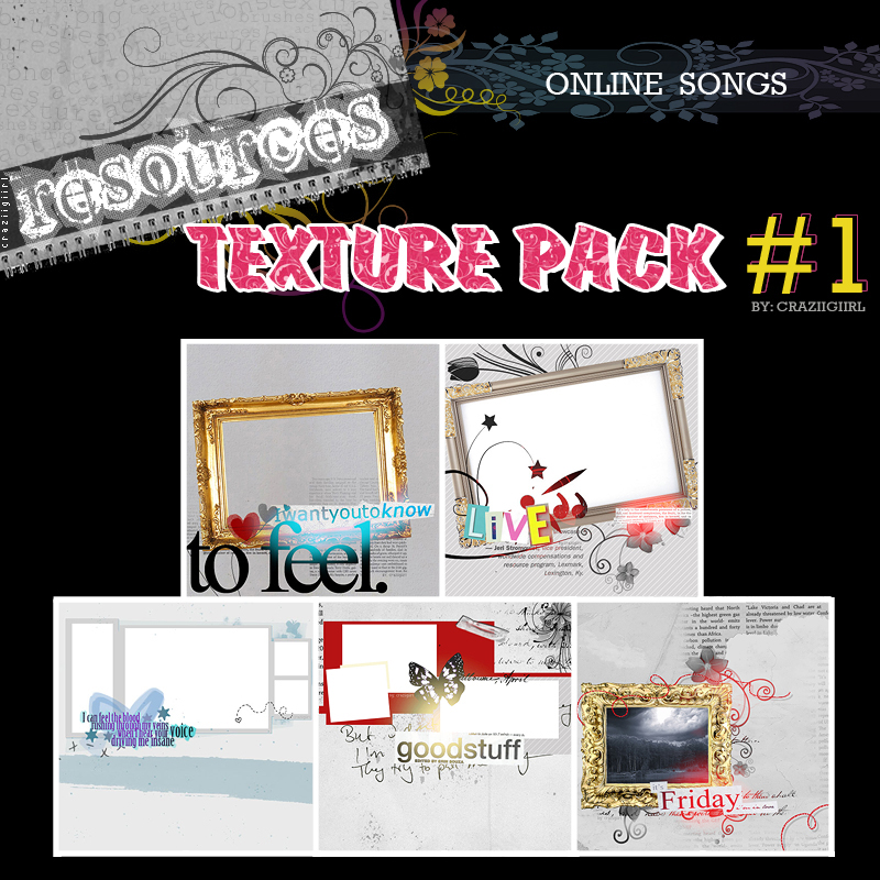 Online Songs - Texture Pack 01