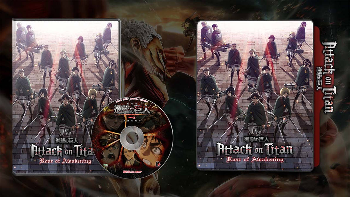 Shingeki no Kyojin: Kakusei no Houkou Folder Icon by RagnaRook82 on