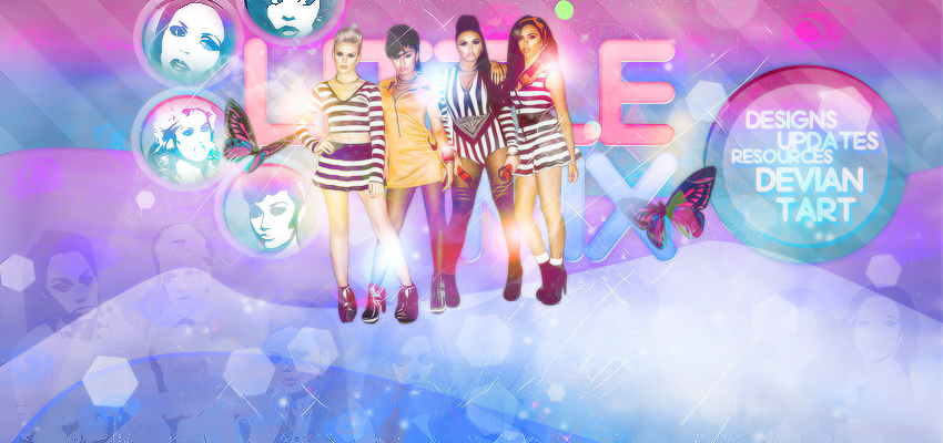 LittleMixTopia|Header|.PSD