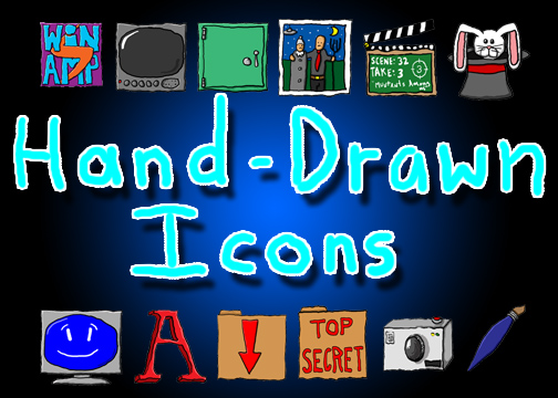 Hand Drawn Desktop Icons