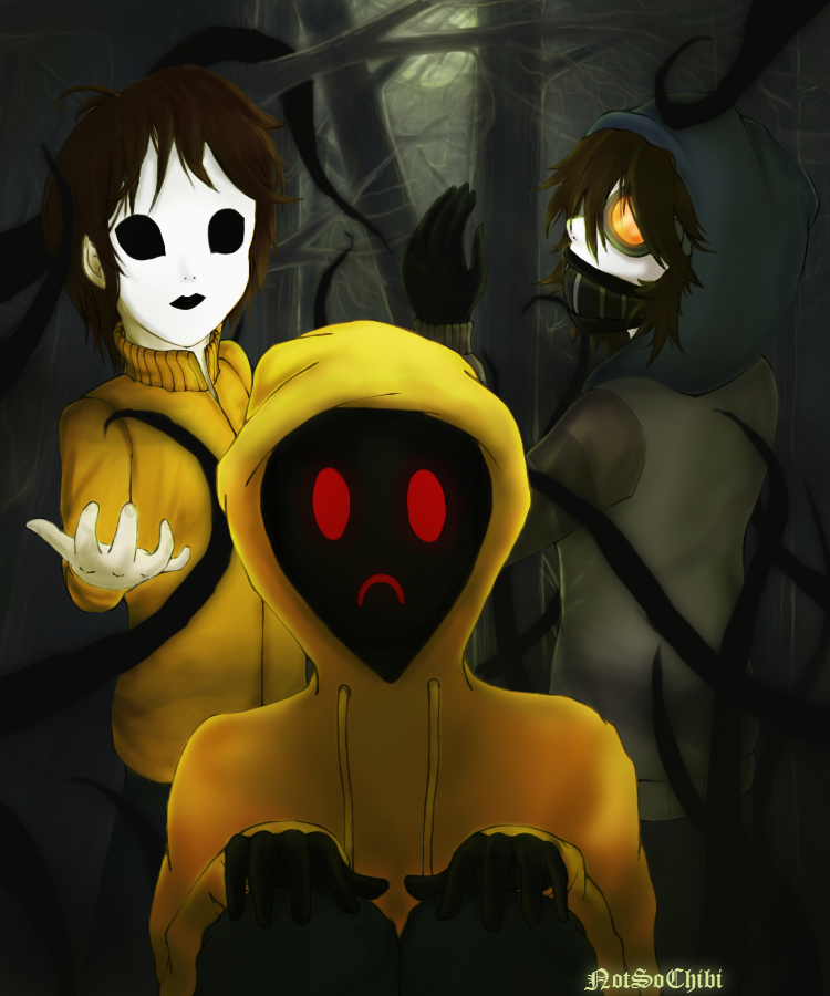 Masky Hoodie and Ticci Toby by NotSoChibi on DeviantArt