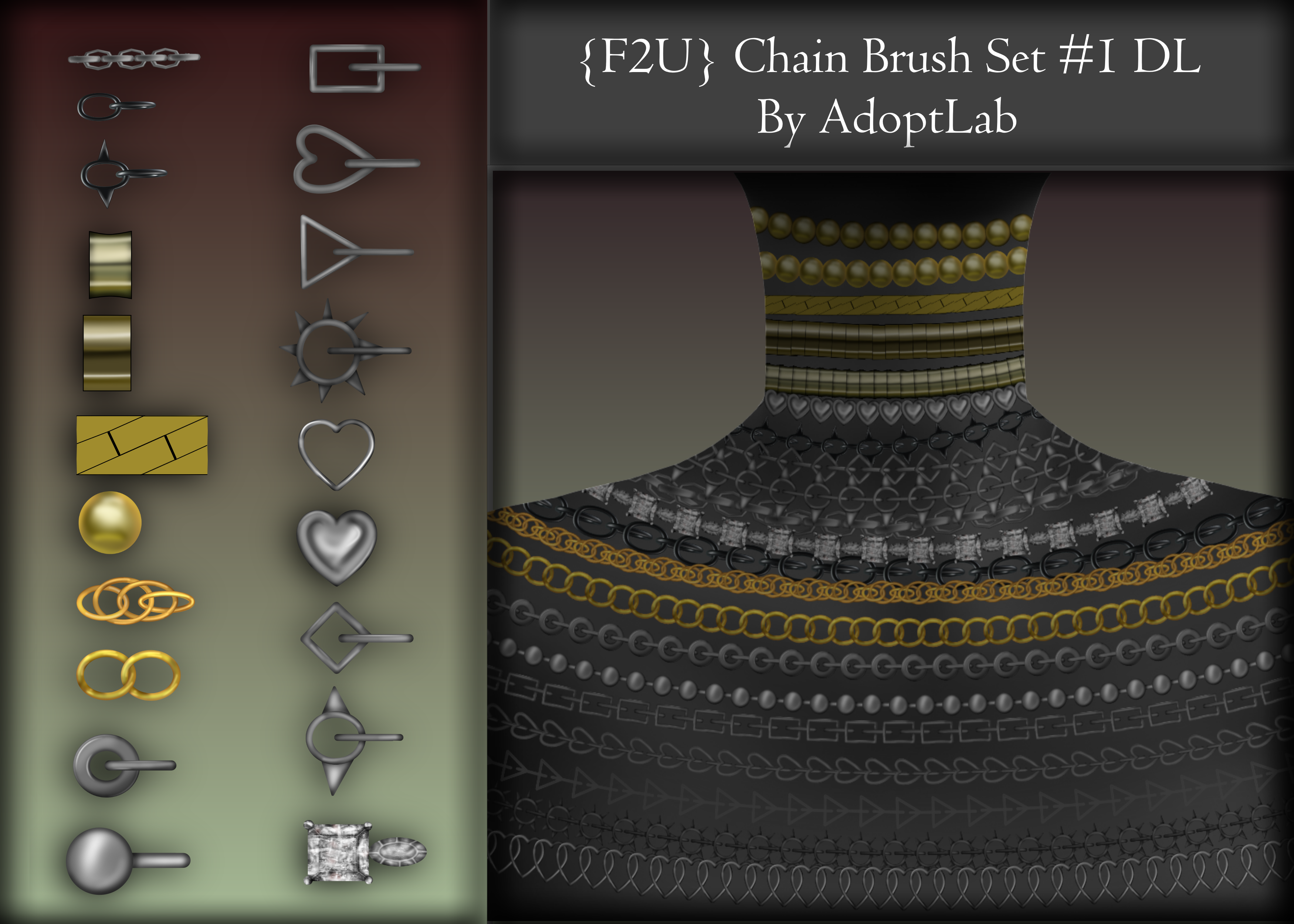 {F2U} Chain Brush Set #1 Download by AdoptLab on DeviantArt