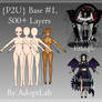 {P2U} Base #1, 500+ Layers Download