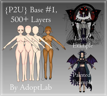 {P2U} Base #1, 500+ Layers Download