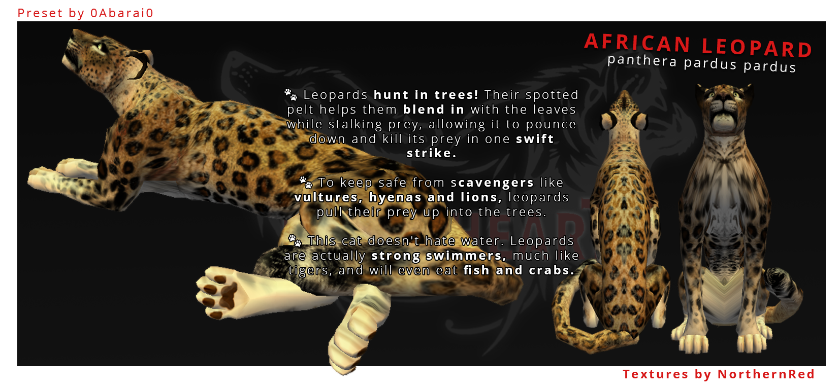 FREE!! African Leopard by 0Abarai0 on DeviantArt