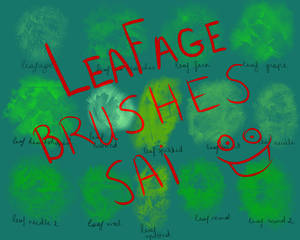 Leafage Paint Tool SAI brushes